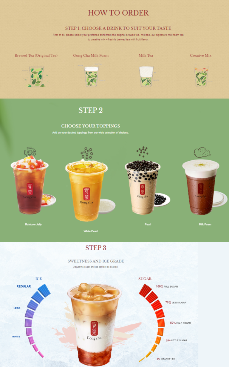 Gong Cha Menu Price Singapore 2024