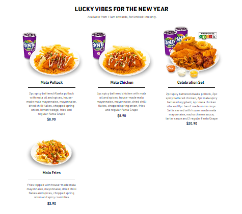 Long John Silver's Menu Singapore with Prices 2024