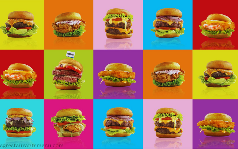 Ordinary Burgers Singapore Menu