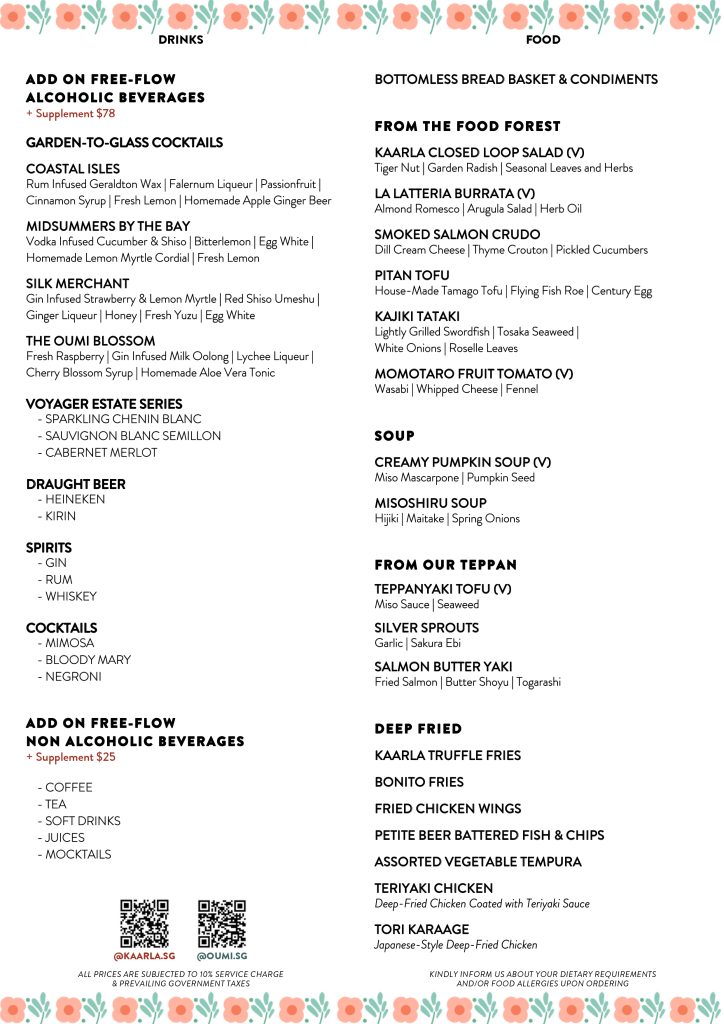 Mothers Day Food and Drink