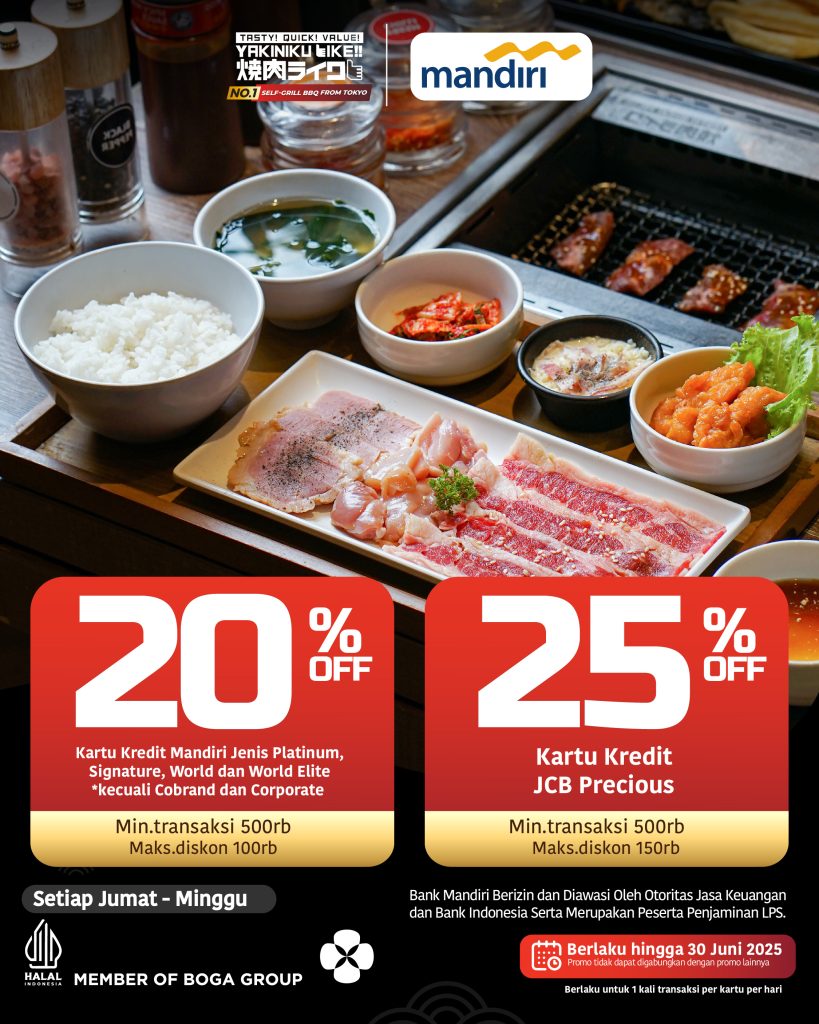 Yakiniku Like Promo 25%