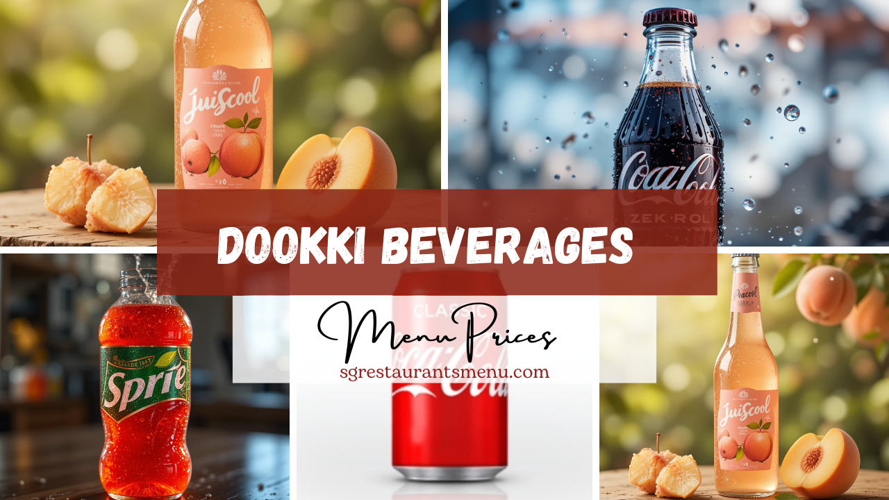 Dookki Beverages Menu