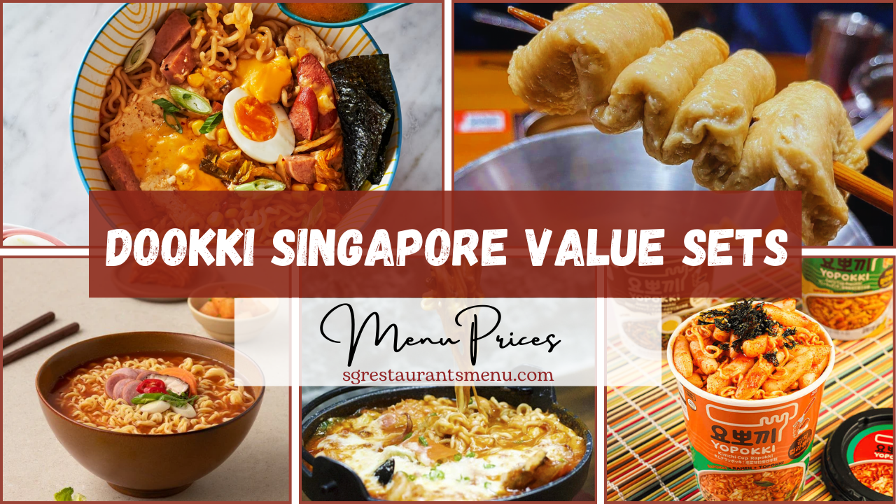Dookki Singapore Value Sets Menu