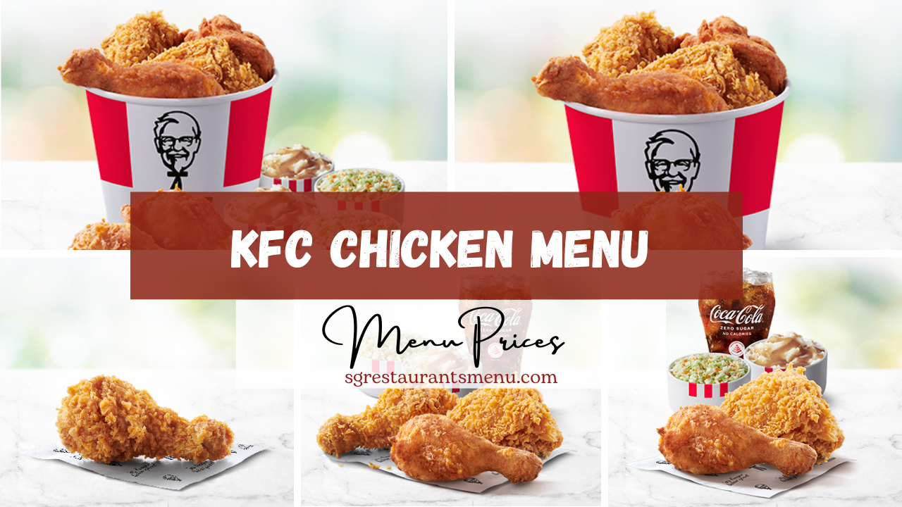 KFC Chicken Menu