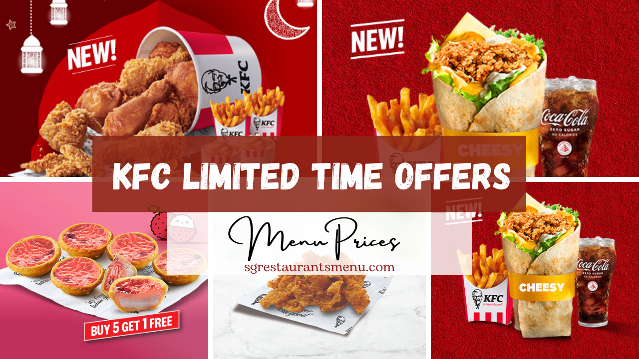 KFC Limited Time Offers Menu