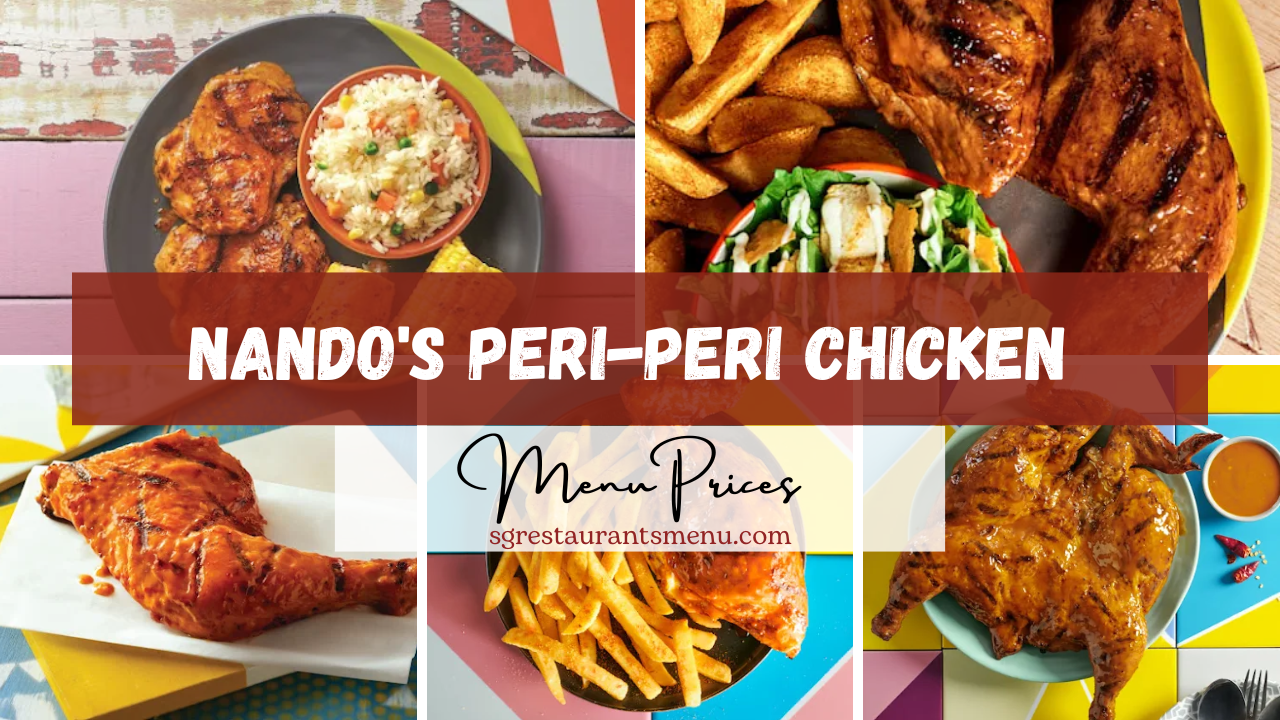Nando's PERi-PERi Chicken Menu